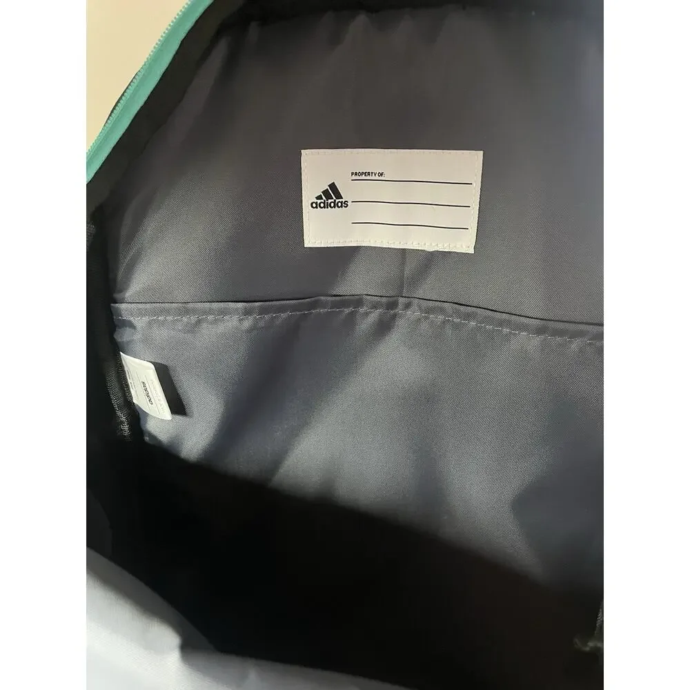 NEW NWOT ADIDAS Ready Backpack Black Multicolor Back To School Pink Blue